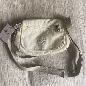 Kipling satchel - white- never used